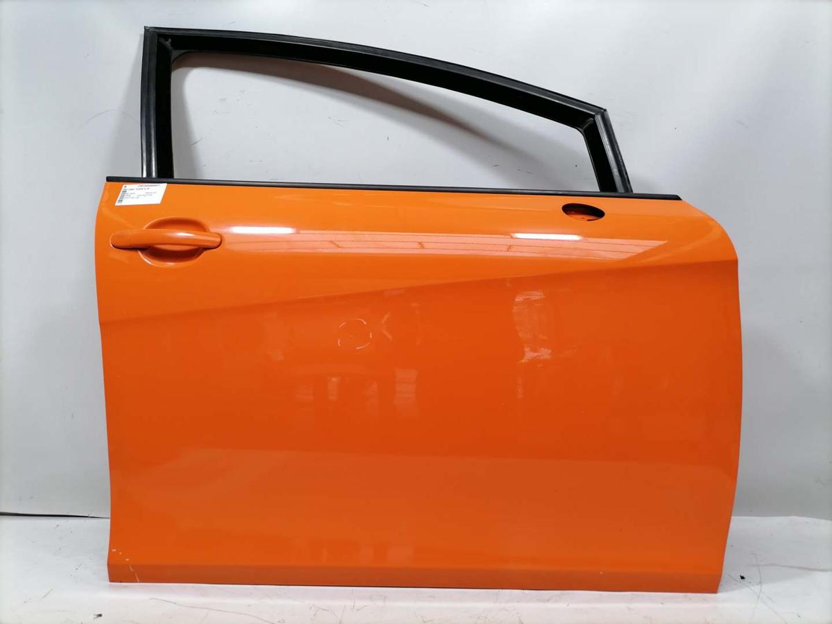 Seat Leon 1P original T&uuml;r vorn rechts LP2C Leuchtorange Rohbau Bj.2009